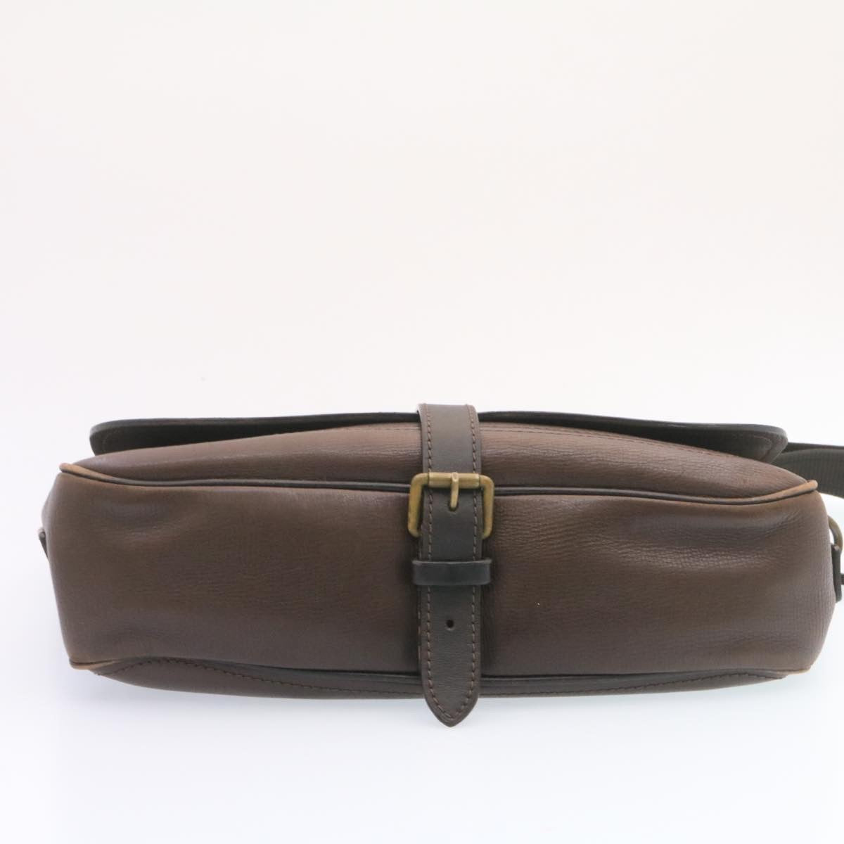 LOUIS VUITTON Utah Shoulder Bag Leather Brown LV yt676