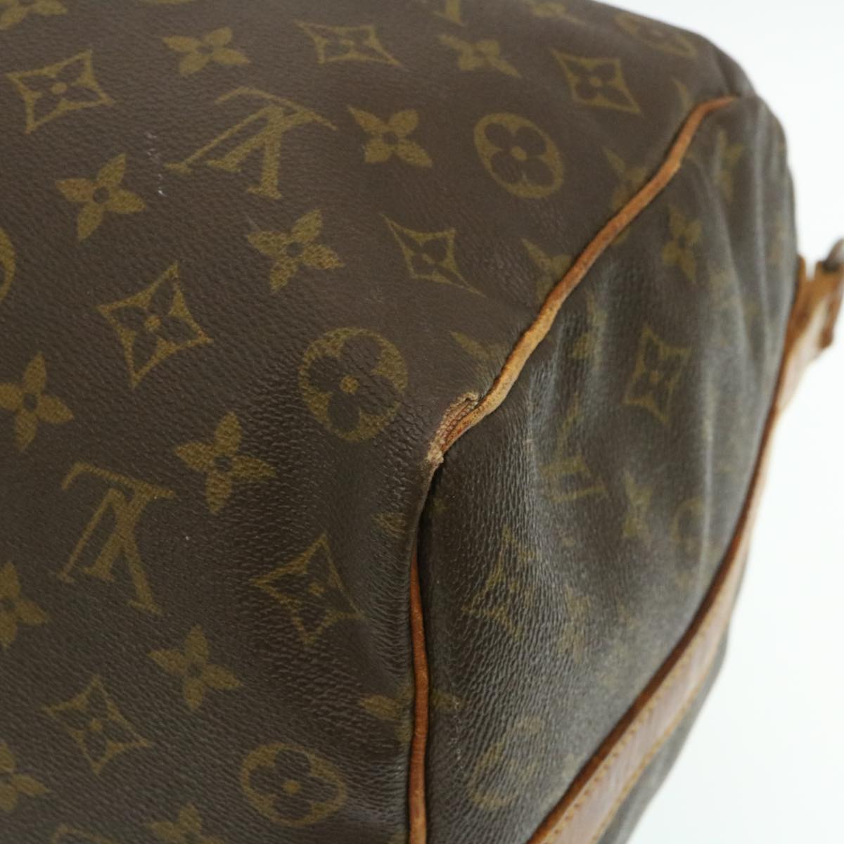 LOUIS VUITTON Monogram Keepall Bandouliere 50 Boston Vintage M41416 yt721