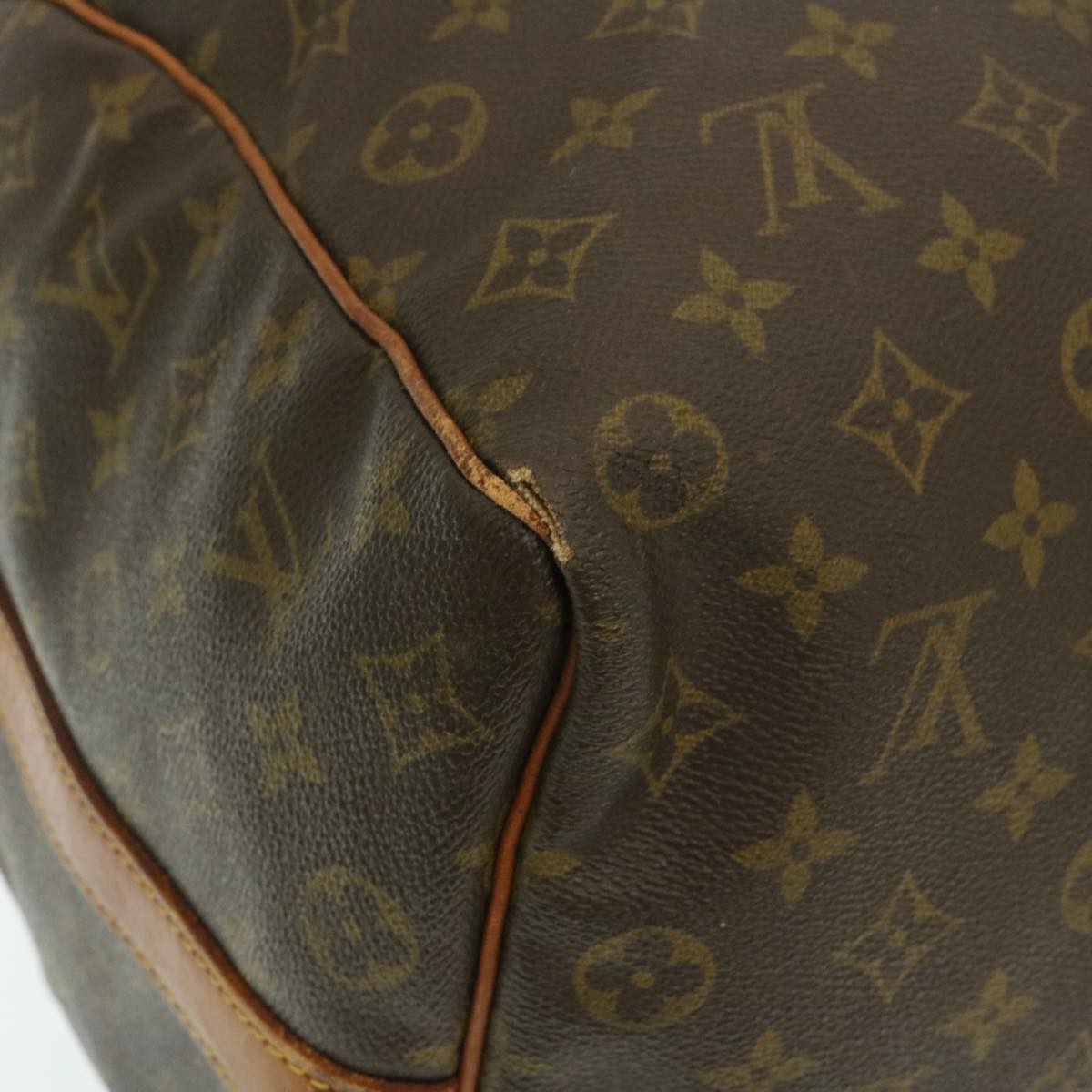 LOUIS VUITTON Monogram Keepall Bandouliere 50 Boston Vintage M41416 yt721