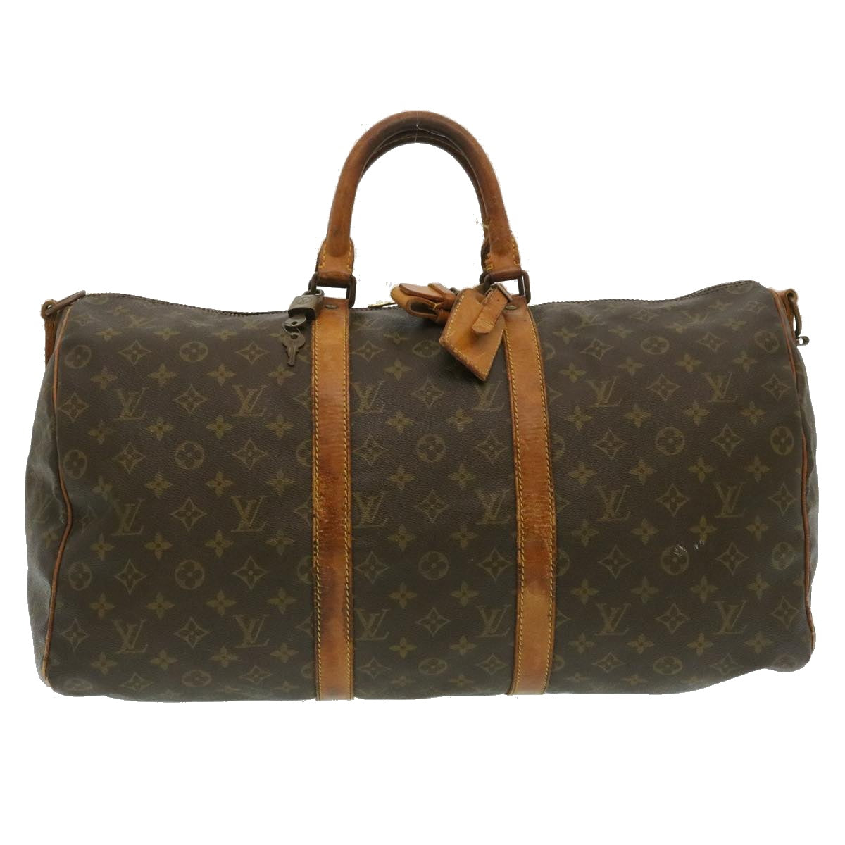 LOUIS VUITTON Monogram Keepall Bandouliere 50 Boston Vintage M41416 yt721