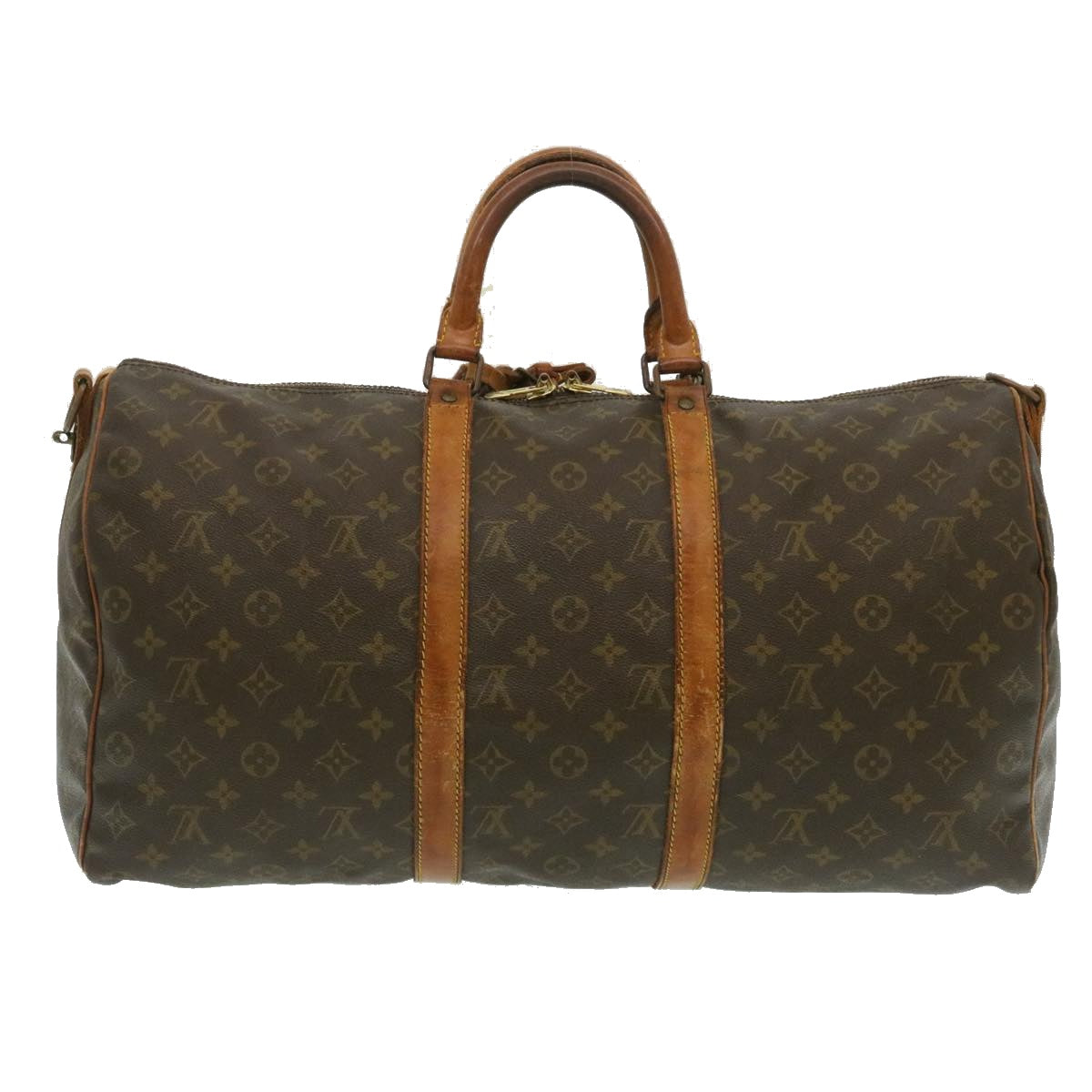 LOUIS VUITTON Monogram Keepall Bandouliere 50 Boston Vintage M41416 yt721