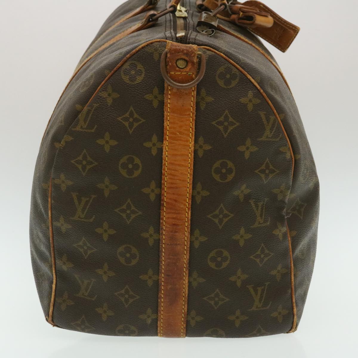 LOUIS VUITTON Monogram Keepall Bandouliere 50 Boston Vintage M41416 yt721
