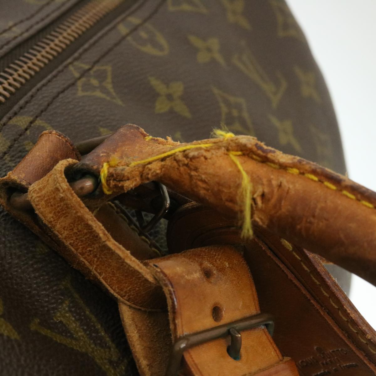 LOUIS VUITTON Monogram Keepall Bandouliere 50 Boston Vintage M41416 yt721