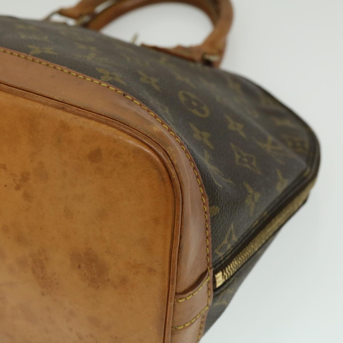 LOUIS VUITTON Monogram Alma Hand Bag M51130 LV yt825