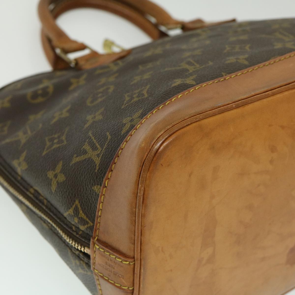 LOUIS VUITTON Monogram Alma Hand Bag M51130 LV yt825