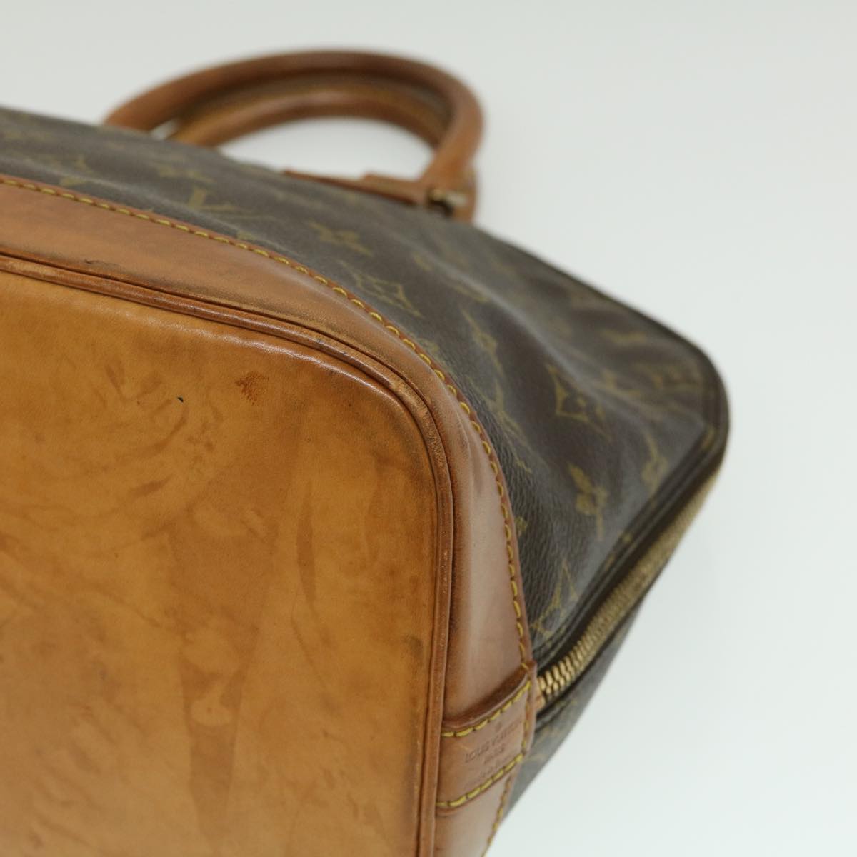 LOUIS VUITTON Monogram Alma Hand Bag M51130 LV yt825