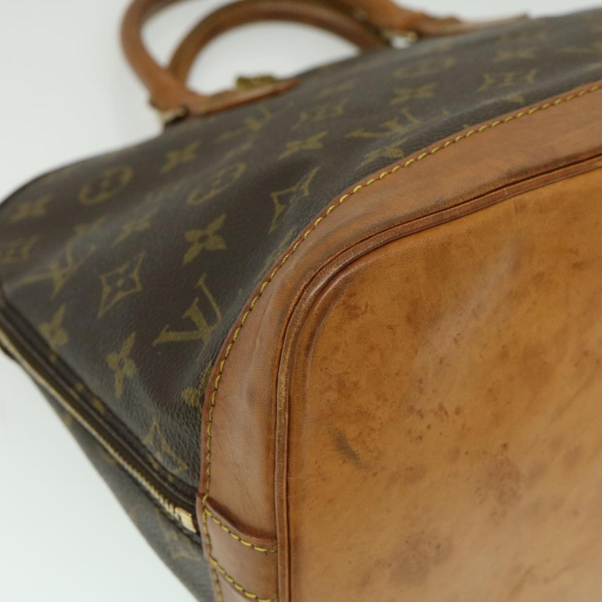 LOUIS VUITTON Monogram Alma Hand Bag M51130 LV yt825