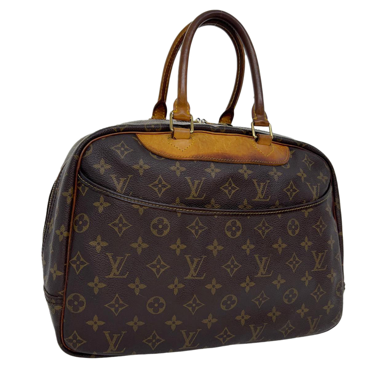 LOUIS VUITTON Monogram Deauville Hand Bag M47270 LV yt888