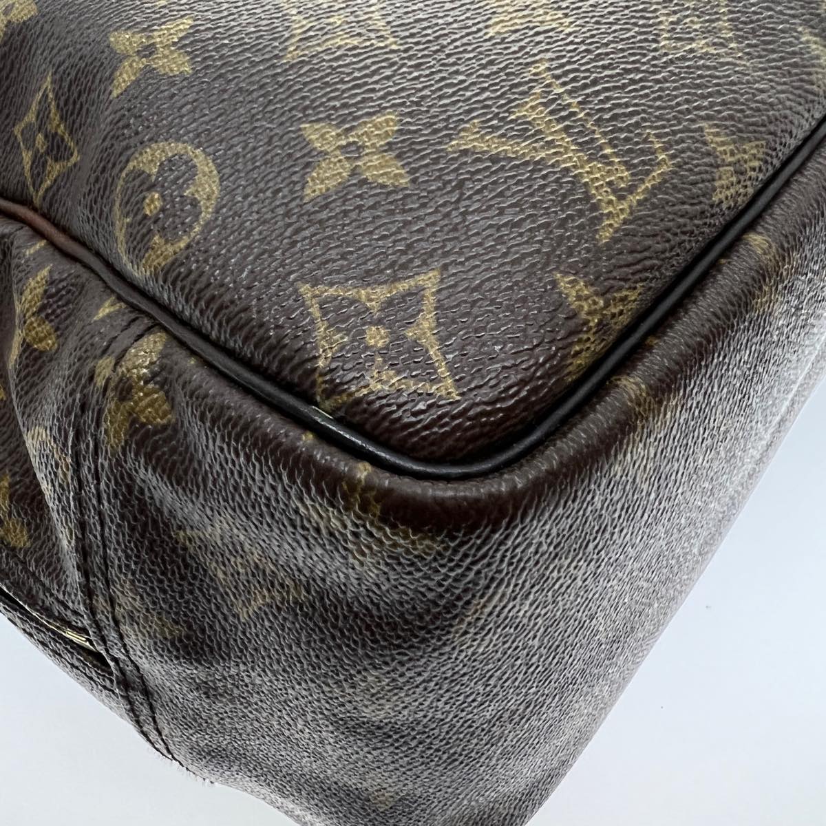 LOUIS VUITTON Monogram Deauville Hand Bag M47270 LV yt888