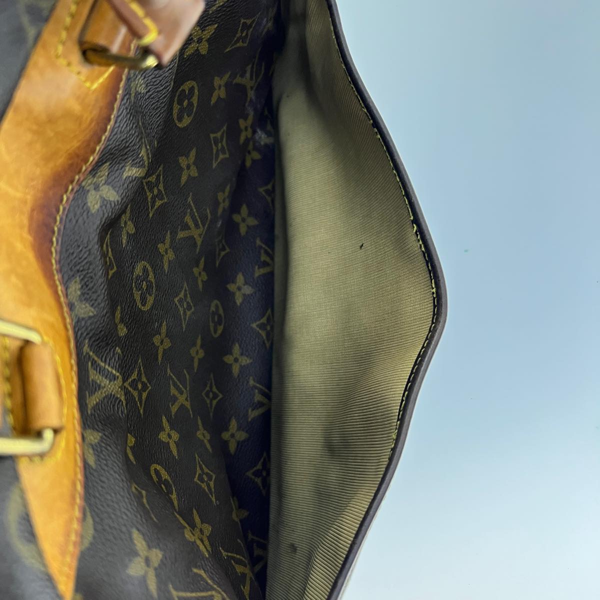 LOUIS VUITTON Monogram Deauville Hand Bag M47270 LV yt888