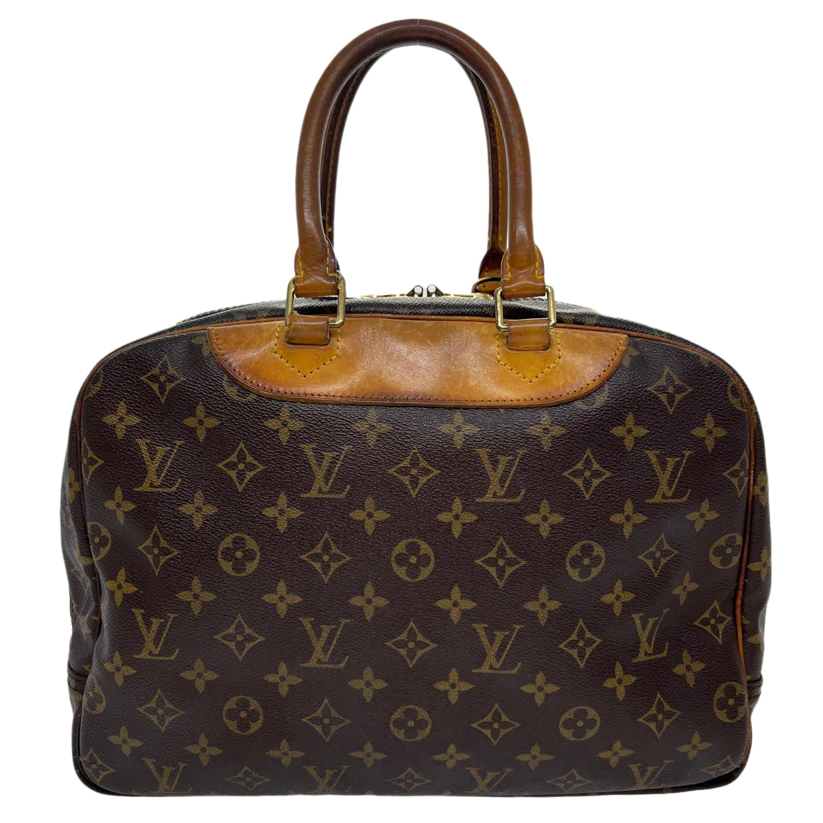 LOUIS VUITTON Monogram Deauville Hand Bag M47270 LV yt888