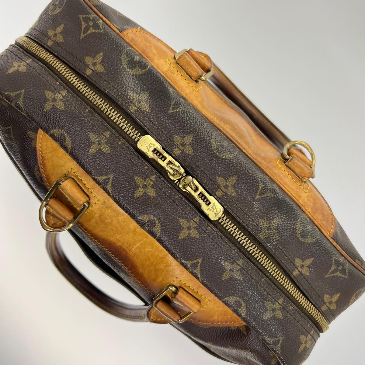 LOUIS VUITTON Monogram Deauville Hand Bag M47270 LV yt888