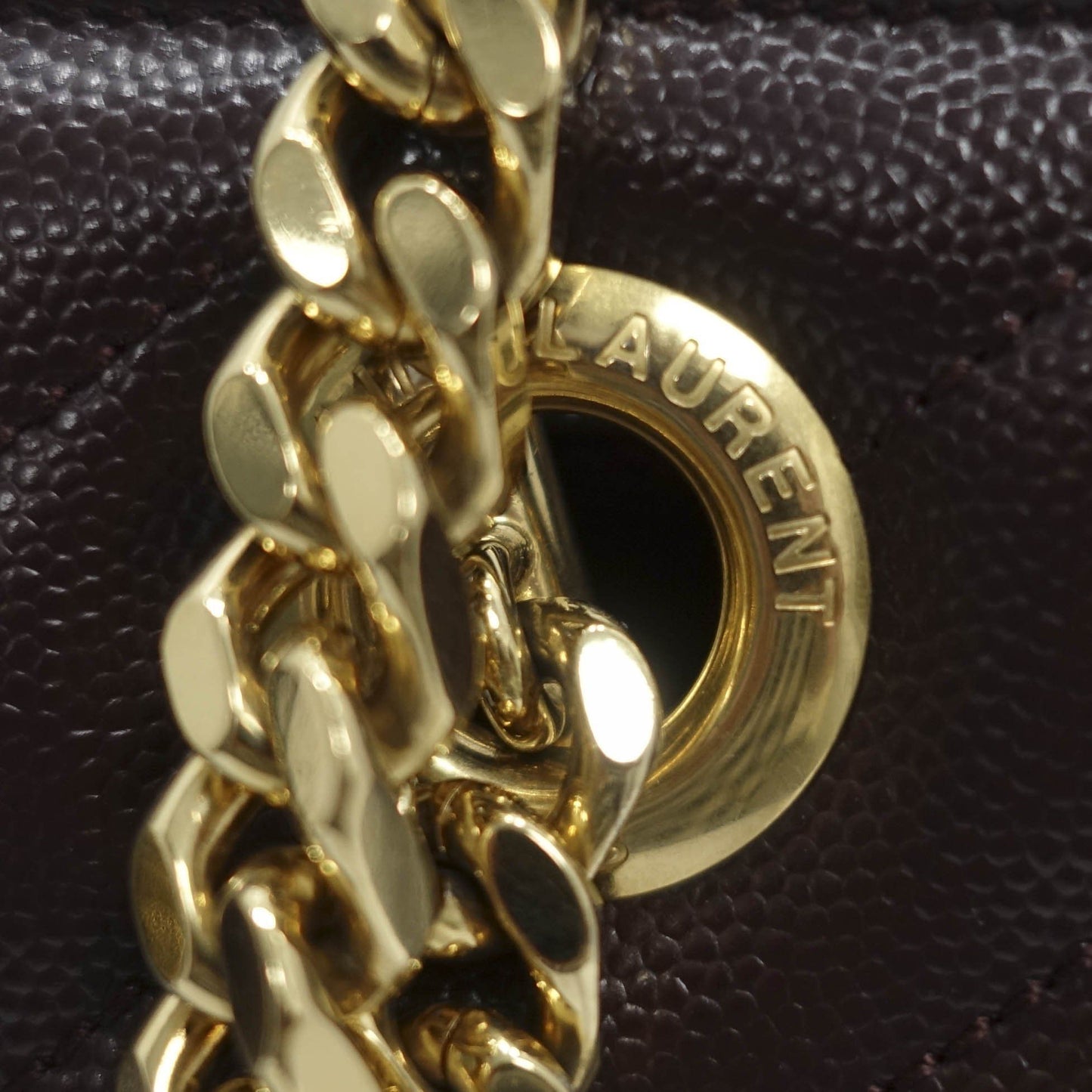 Yves Saint Laurent Cassandre Chain-Strap Matelasse Shopper Bag