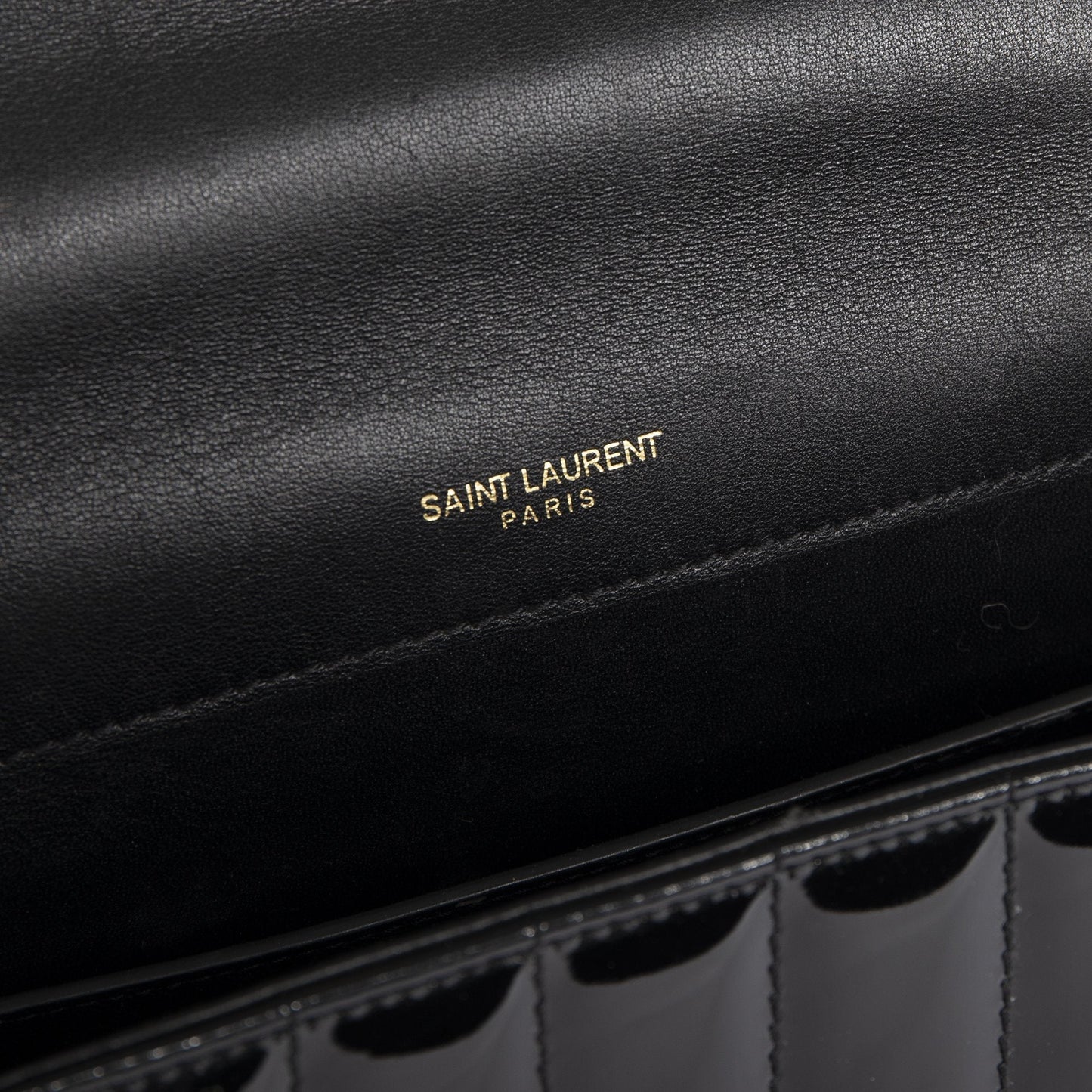 Yves Saint Laurent Large Quilted Monogram Vicky Bag