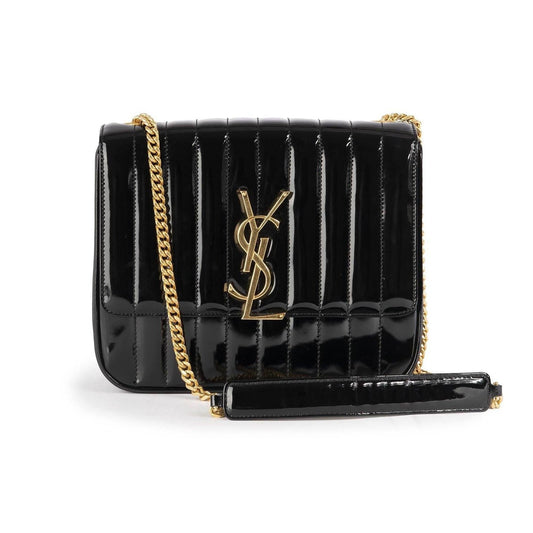 Yves Saint Laurent Large Quilted Monogram Vicky Bag
