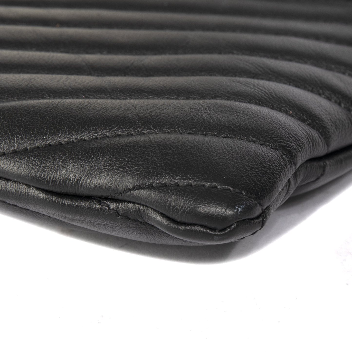 Yves Saint Laurent Matelasse Monogram Wristlet Pouch
