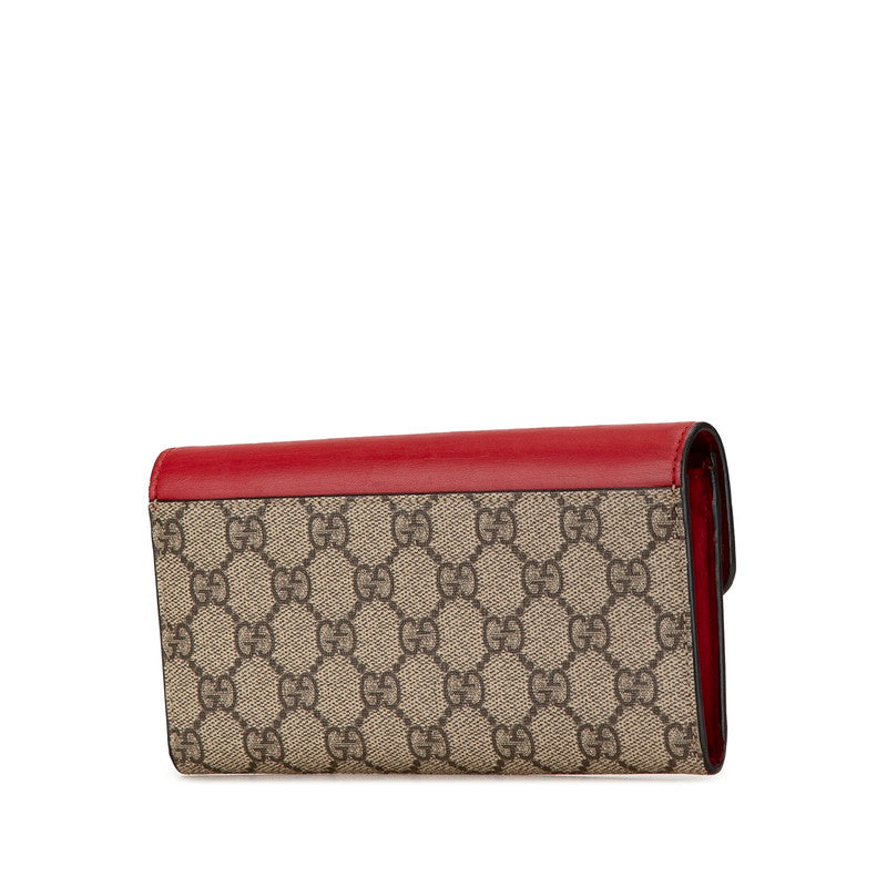 Luxury Gucci Trending 2025 GG Supreme Faux Pearl Wallet