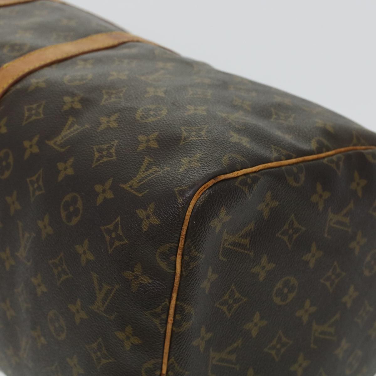 LOUIS VUITTON Monogram Keepall 55 Boston Bag M41424 LV Z105