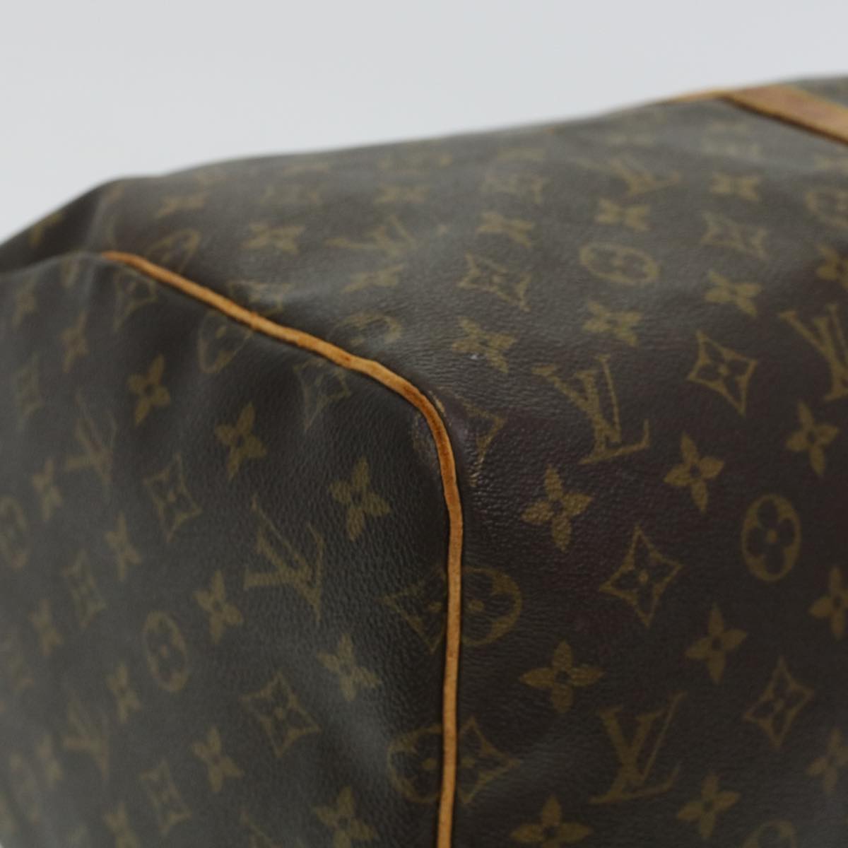 LOUIS VUITTON Monogram Keepall 55 Boston Bag M41424 LV Z105