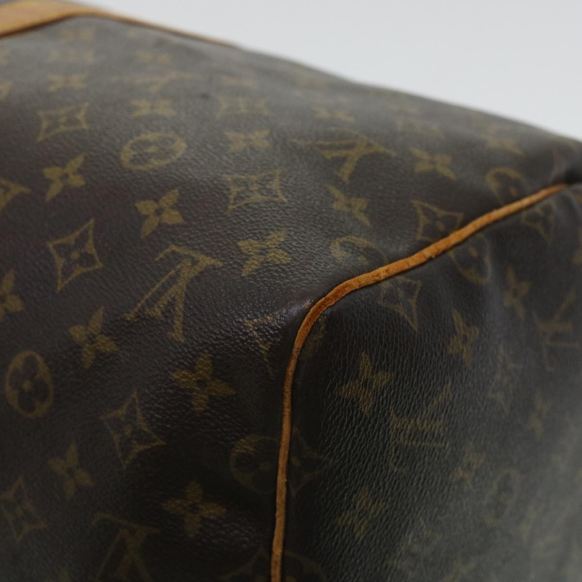 LOUIS VUITTON Monogram Keepall 55 Boston Bag M41424 LV Z105