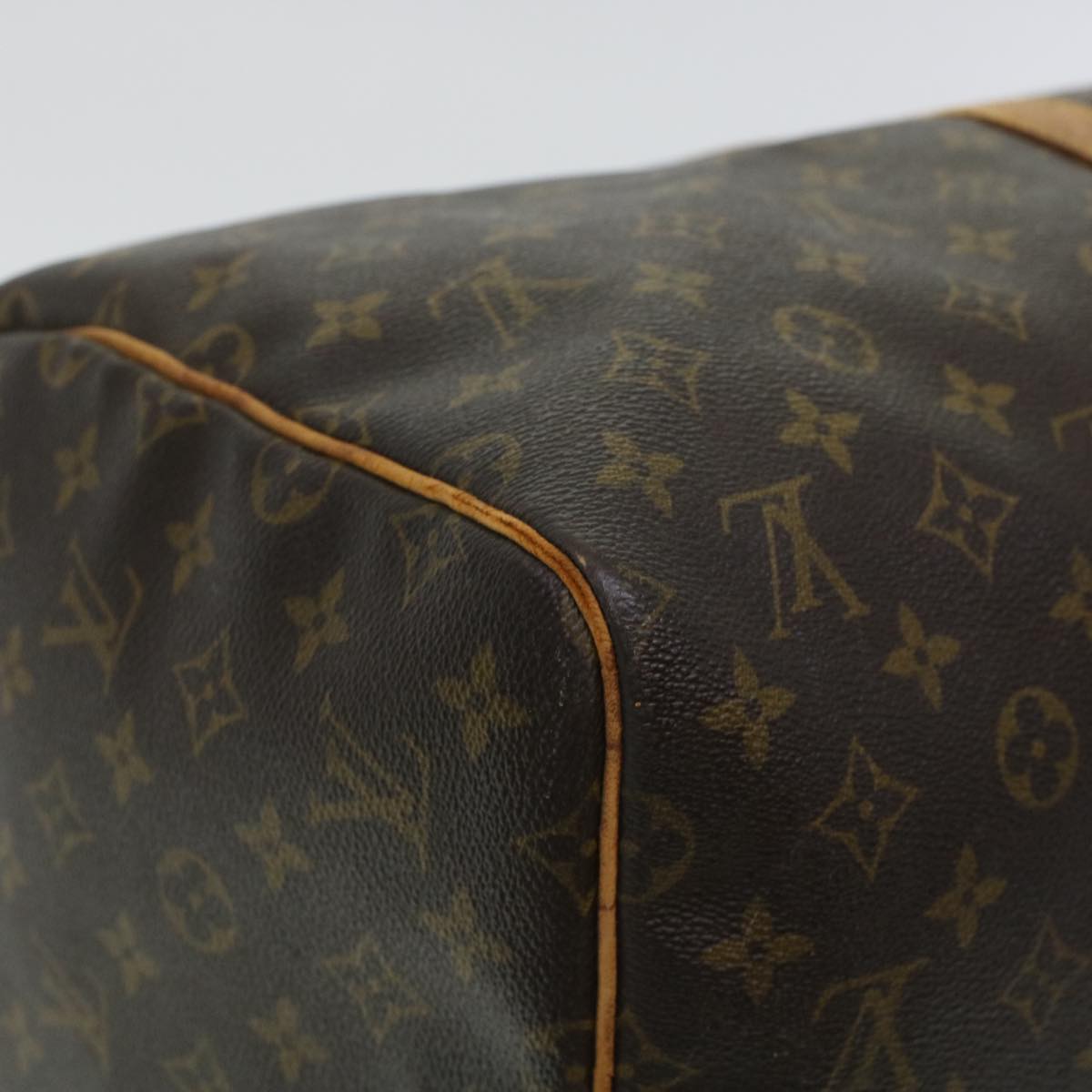 LOUIS VUITTON Monogram Keepall 55 Boston Bag M41424 LV Z105