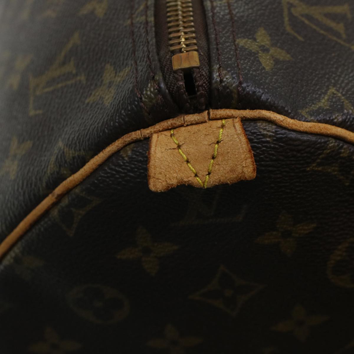 LOUIS VUITTON Monogram Keepall 55 Boston Bag M41424 LV Z105