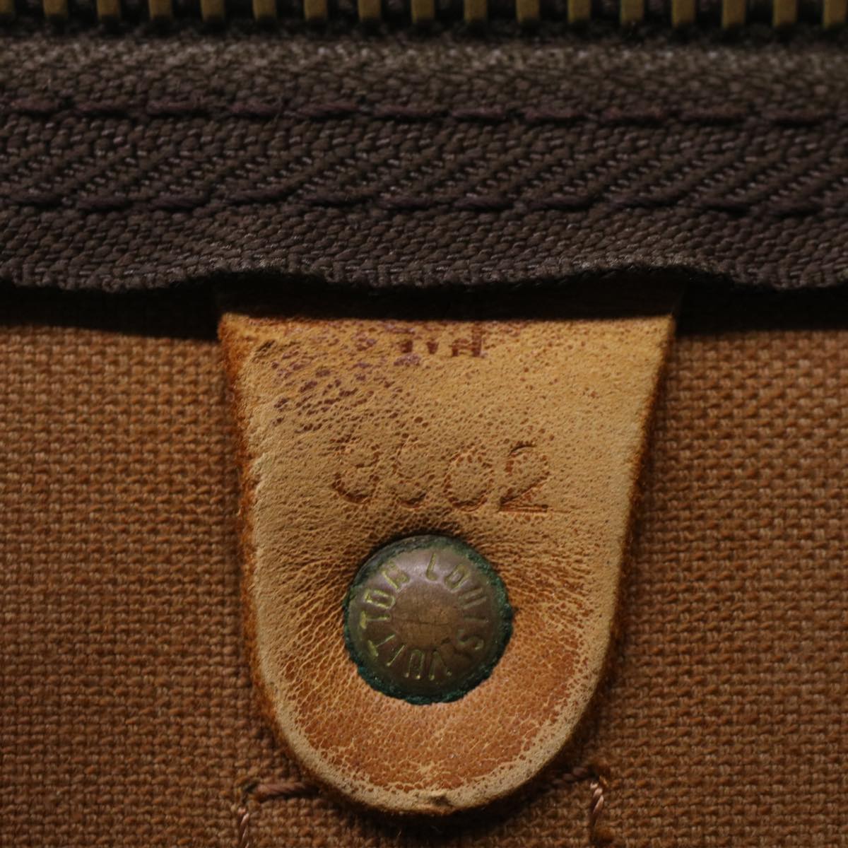 LOUIS VUITTON Monogram Keepall 55 Boston Bag M41424 LV Z105