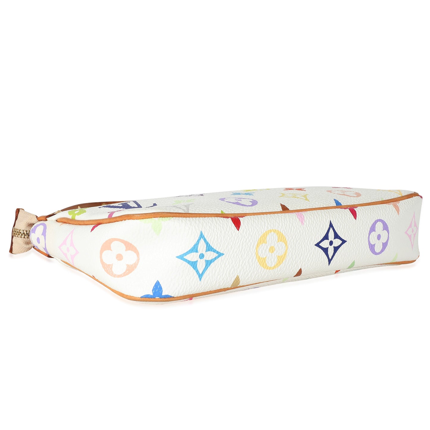 Louis Vuitton Louis Vuitton White Multicolor Canvas Pochette Accessories