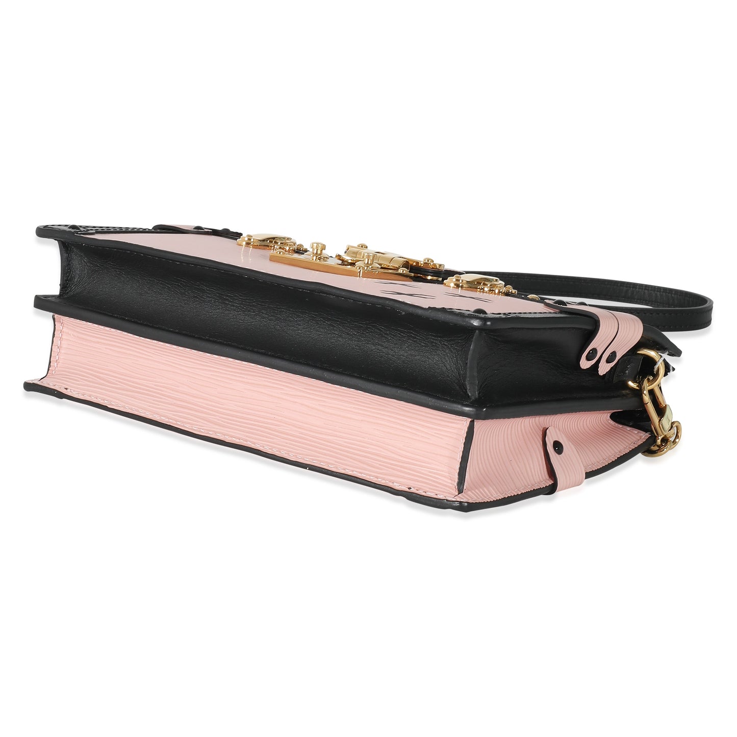 Louis Vuitton Louis Vuitton Rose Ballerine Epi Leather Trunk Clutch Shoulder Bag