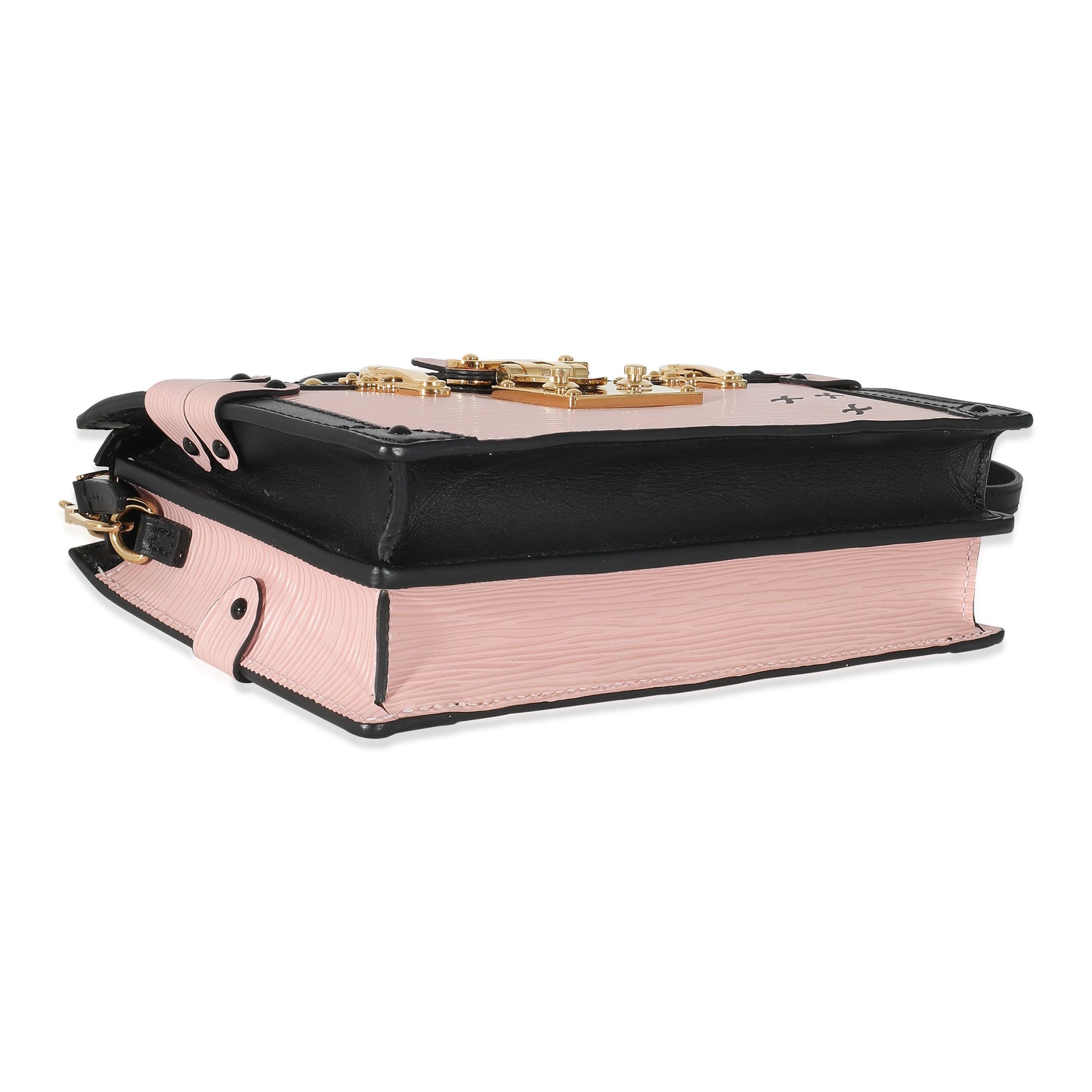Louis Vuitton Louis Vuitton Rose Ballerine Epi Leather Trunk Clutch Shoulder Bag