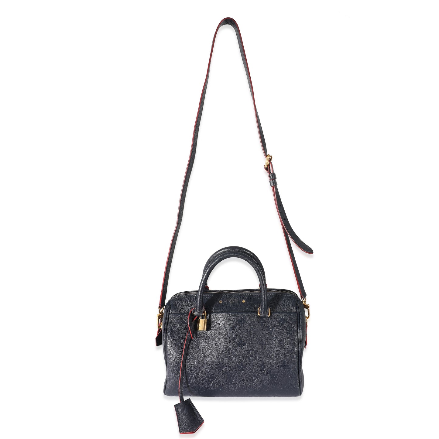 Louis Vuitton Louis Vuitton Marine Rouge Monogram Empreinte Speedy Bandoulière 25 NM