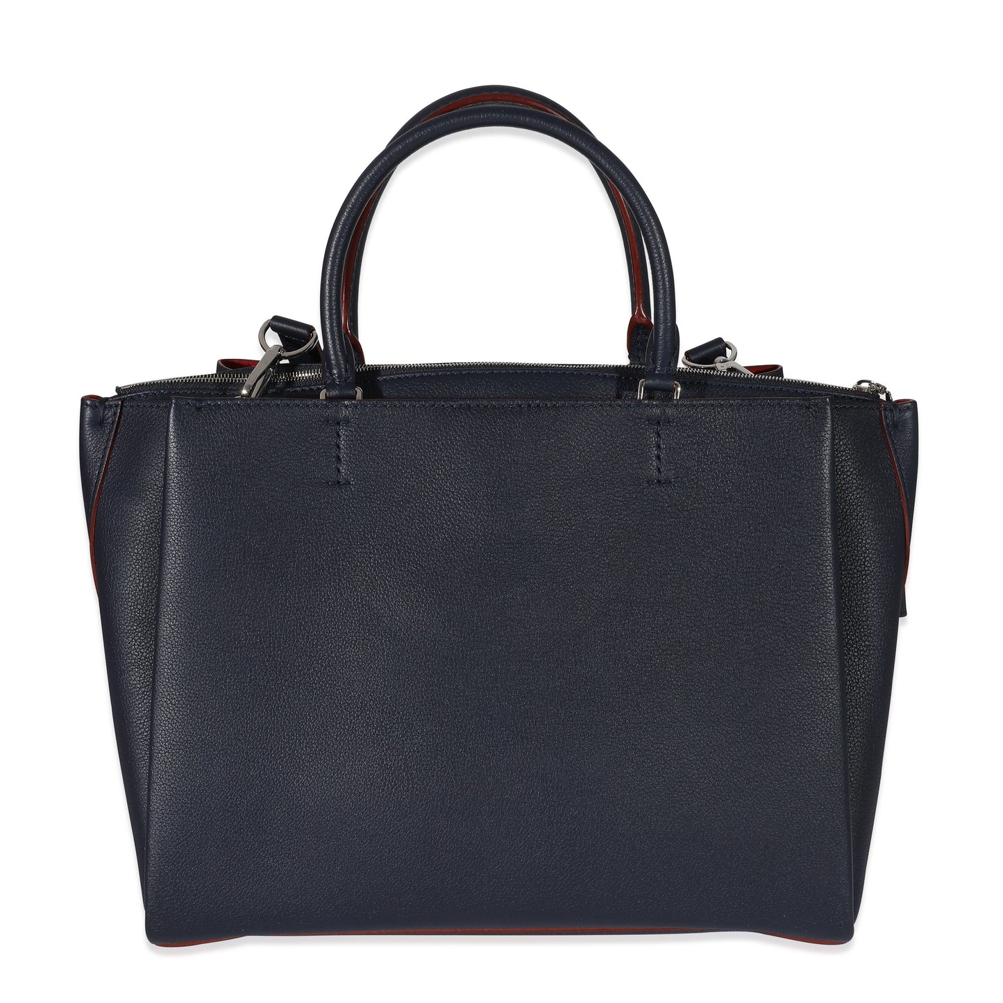 Louis Vuitton Louis Vuitton Calfskin Marine Rouge Lockmeto Tote