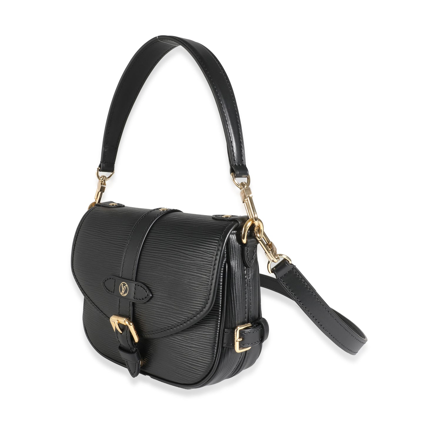 Louis Vuitton Black Epi Saumur BB