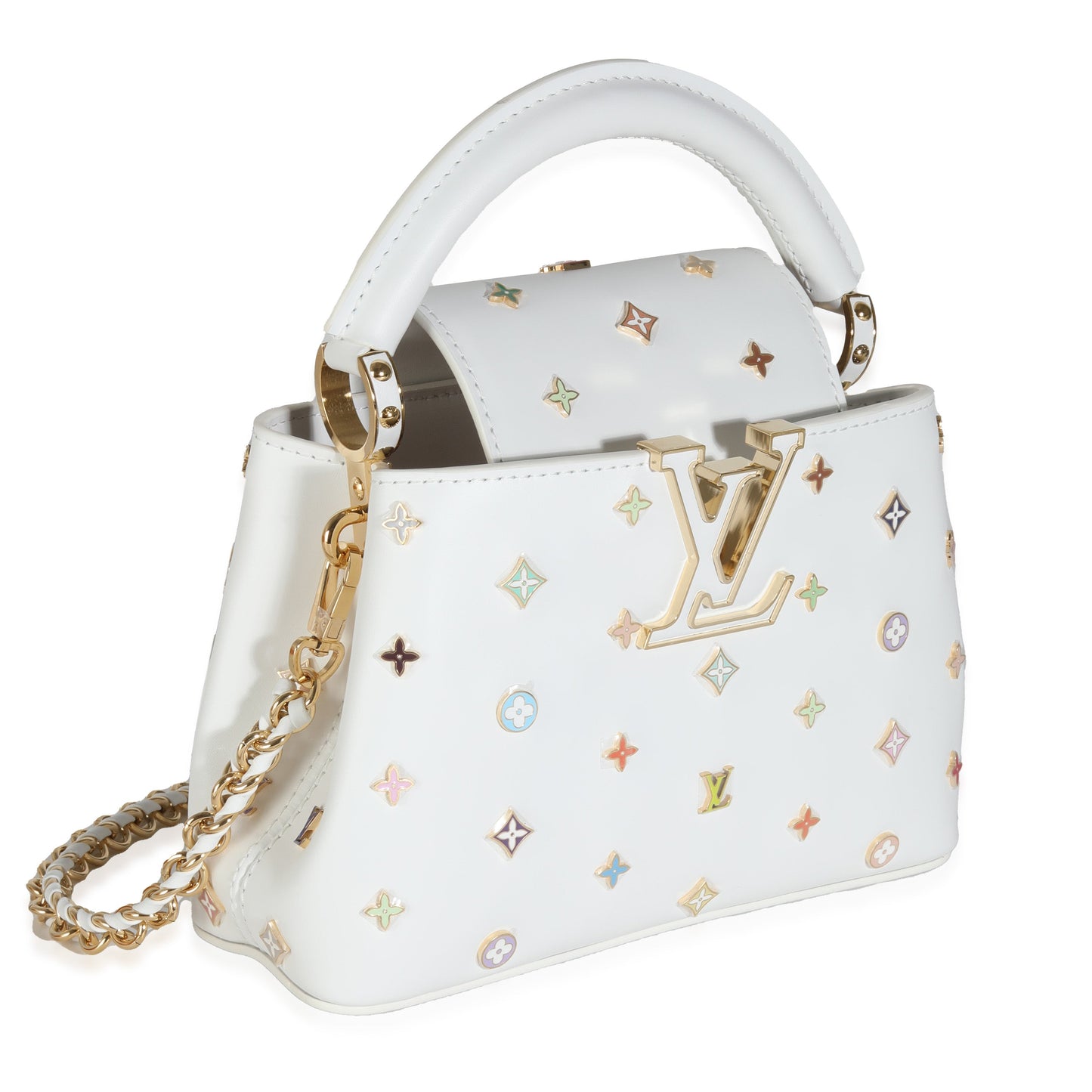 Louis Vuitton x TM White Taurillon Mini Capucines