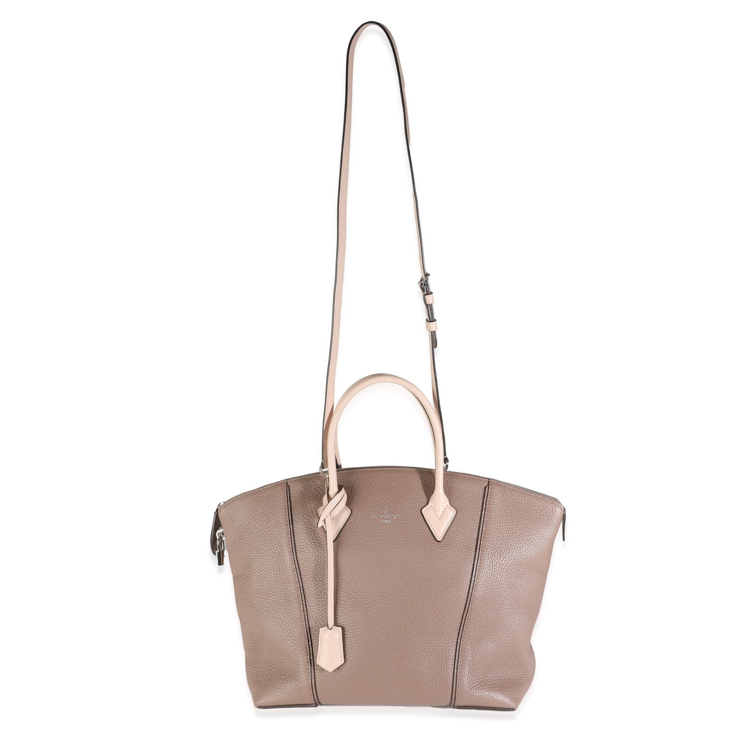 Louis Vuitton Taupe Petale Taurillon Soft Lockit MM