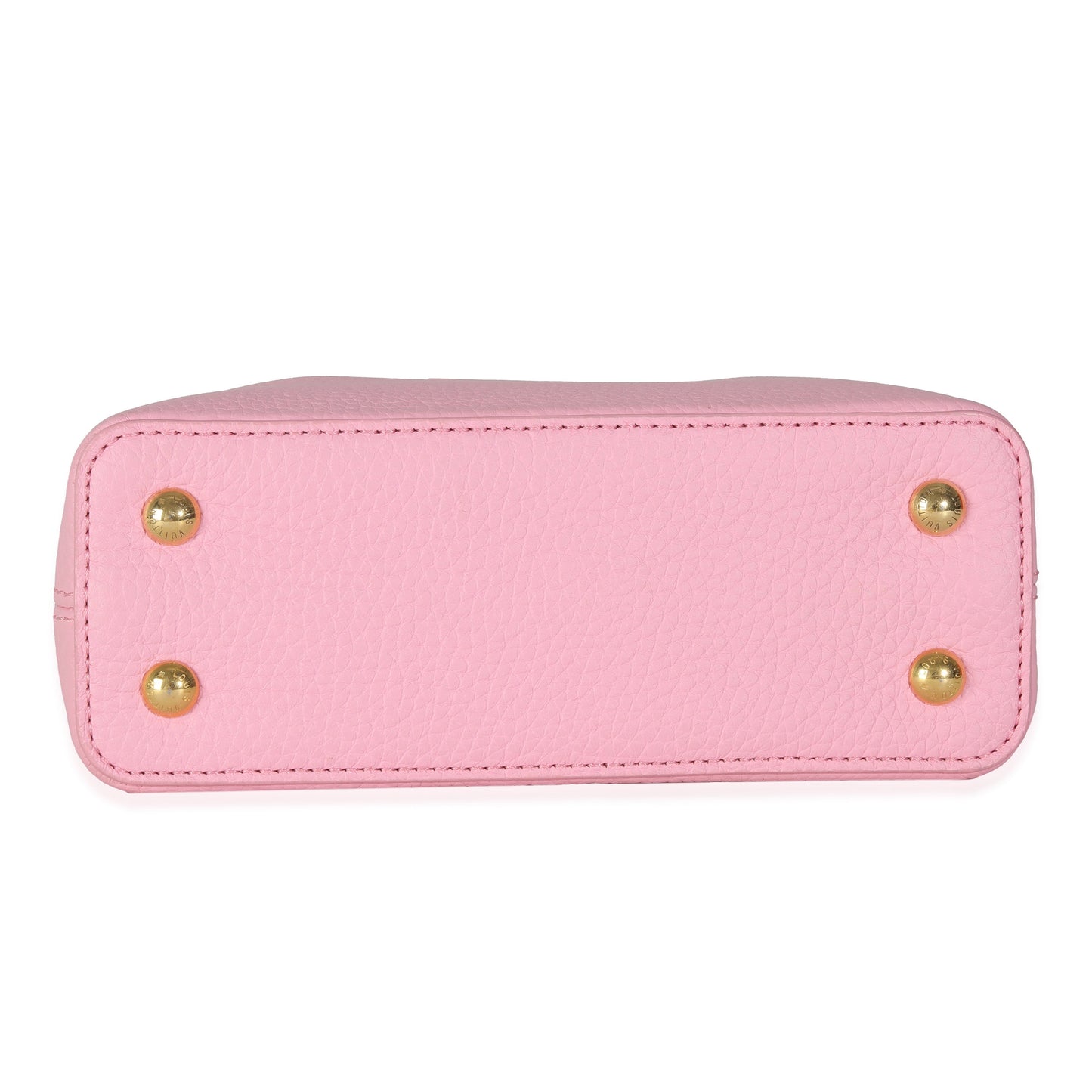 Louis Vuitton Candy Pink Taurillon Flower Chain Mini Capucines