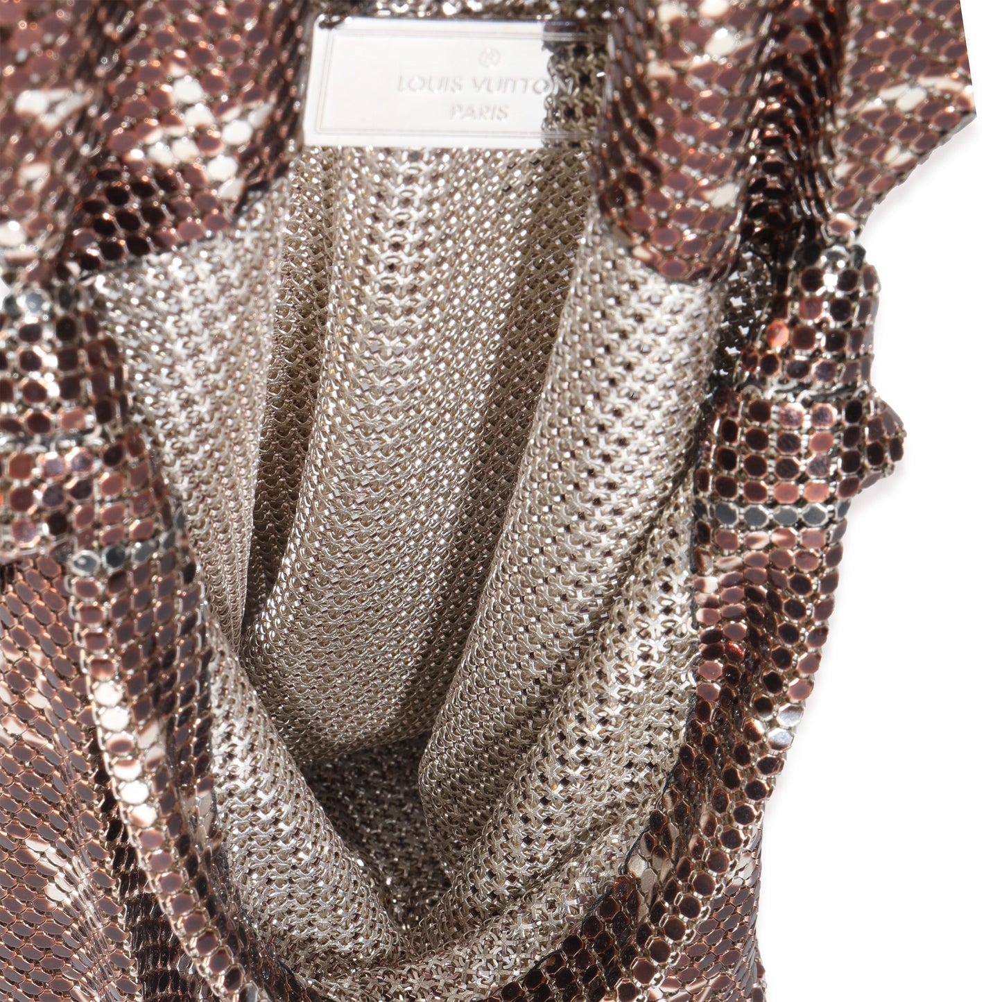 Louis Vuitton Bronze Monogram Mesh Metal Frances