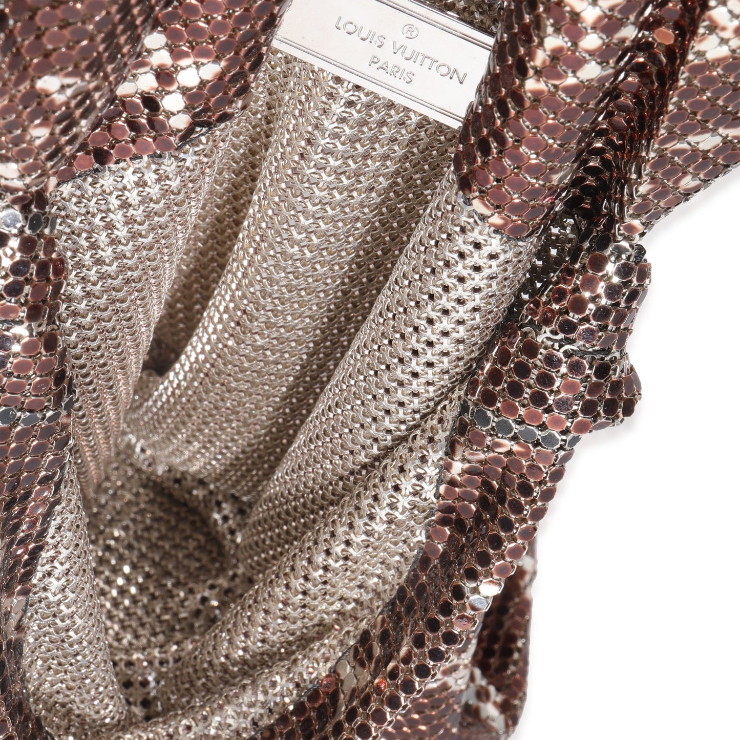 Louis Vuitton Bronze Monogram Mesh Metal Frances