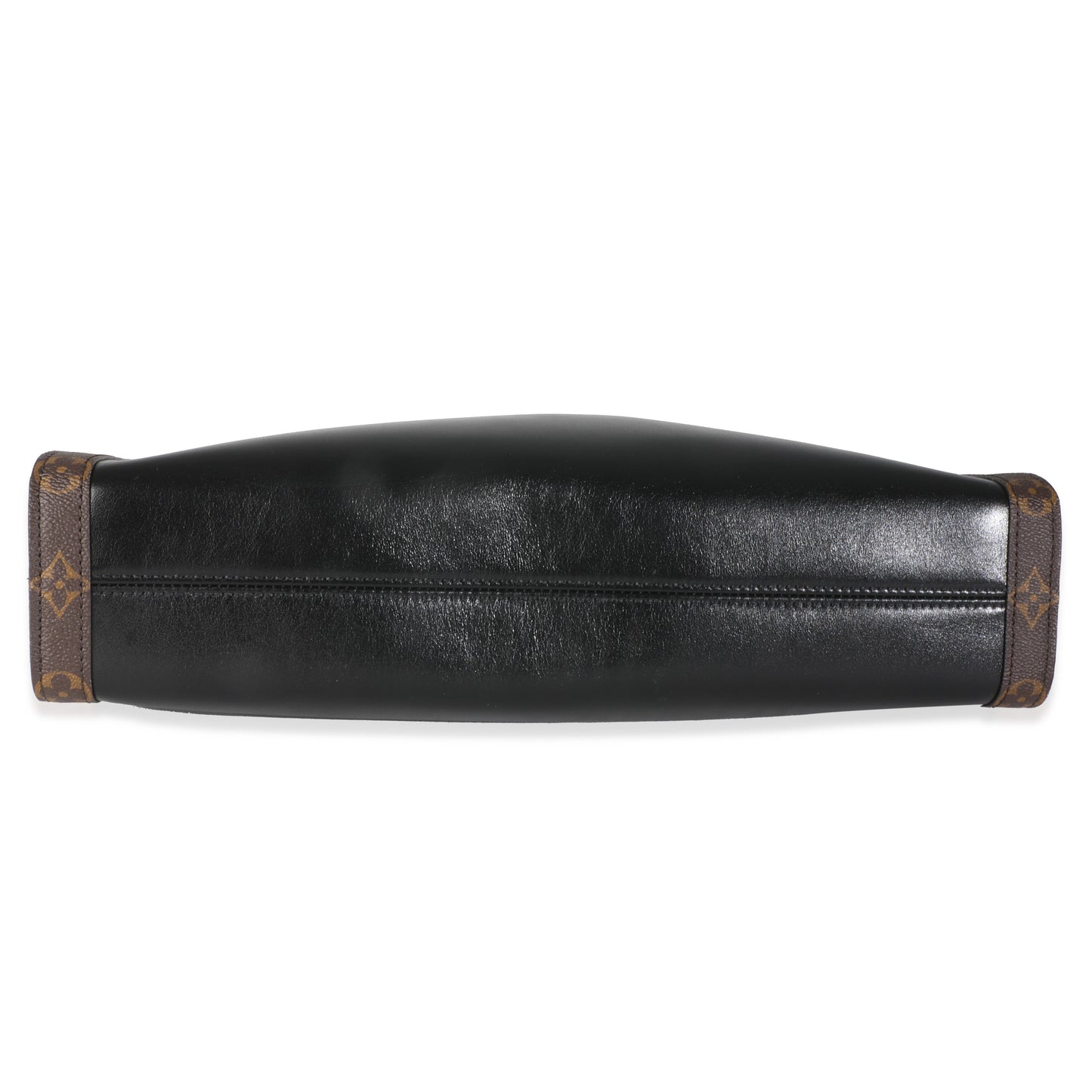 Louis Vuitton Black Calfskin Monogram Canvas Nova MM LV Vibe