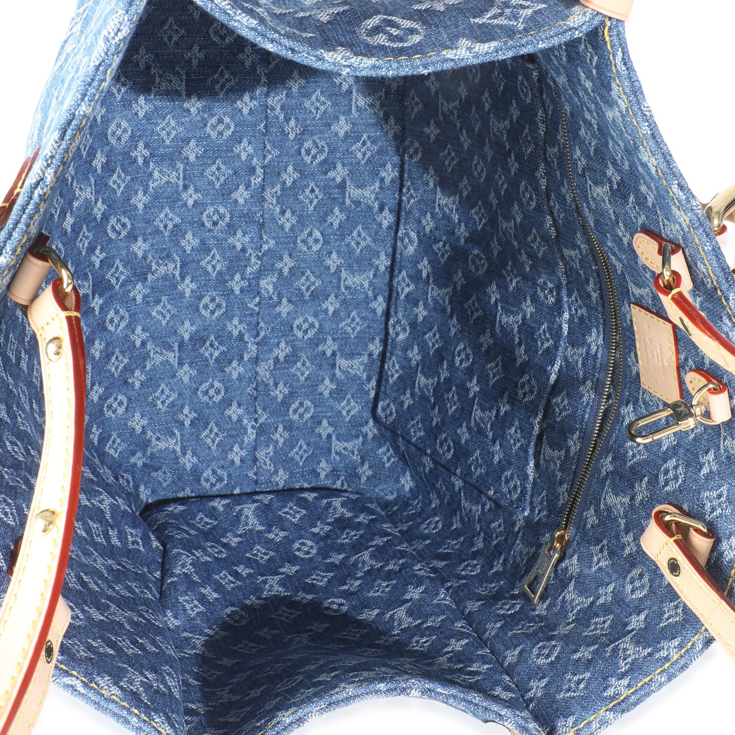 Louis Vuitton Blue Monogram Denim Onthego MM