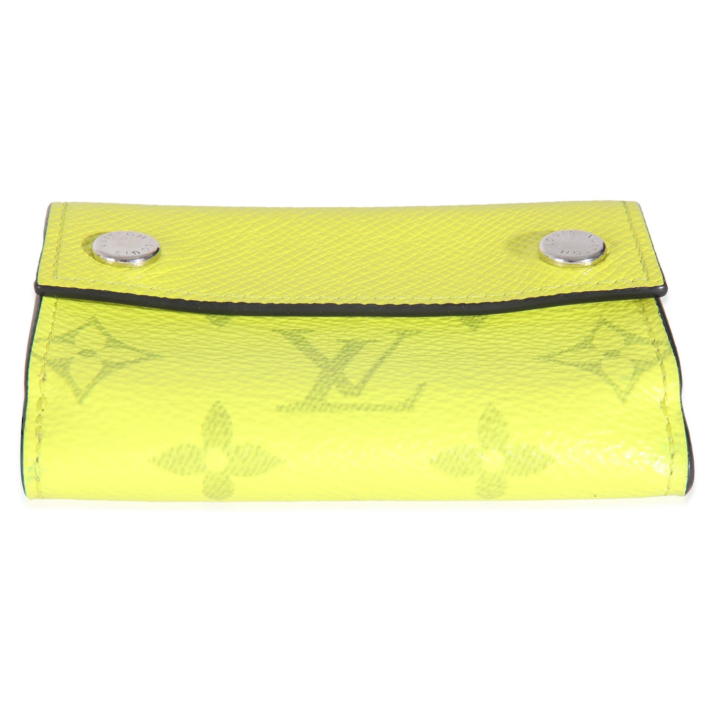 Louis Vuitton Yellow Tiagrama Discovery Compact Wallet