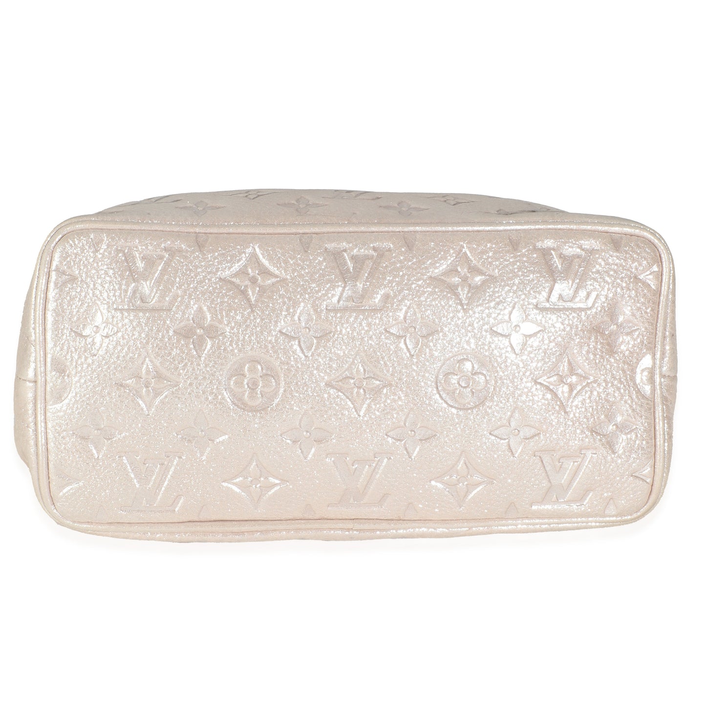 Louis Vuitton Silver Monogram Shimmer Calfskin Halo