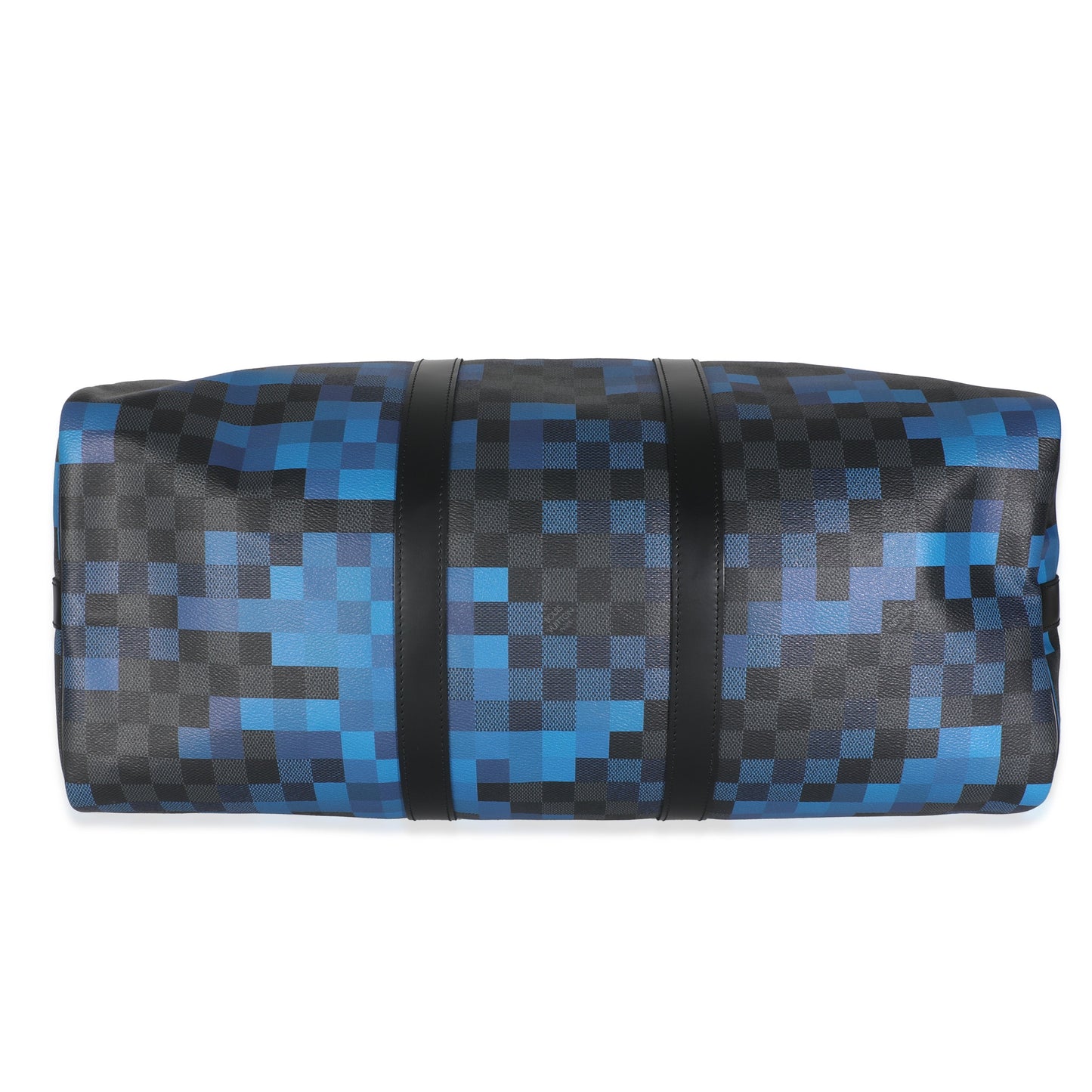 Louis Vuitton Blue Damier Graphite Canvas Pixel Canvas Keepall Bandouliere 50
