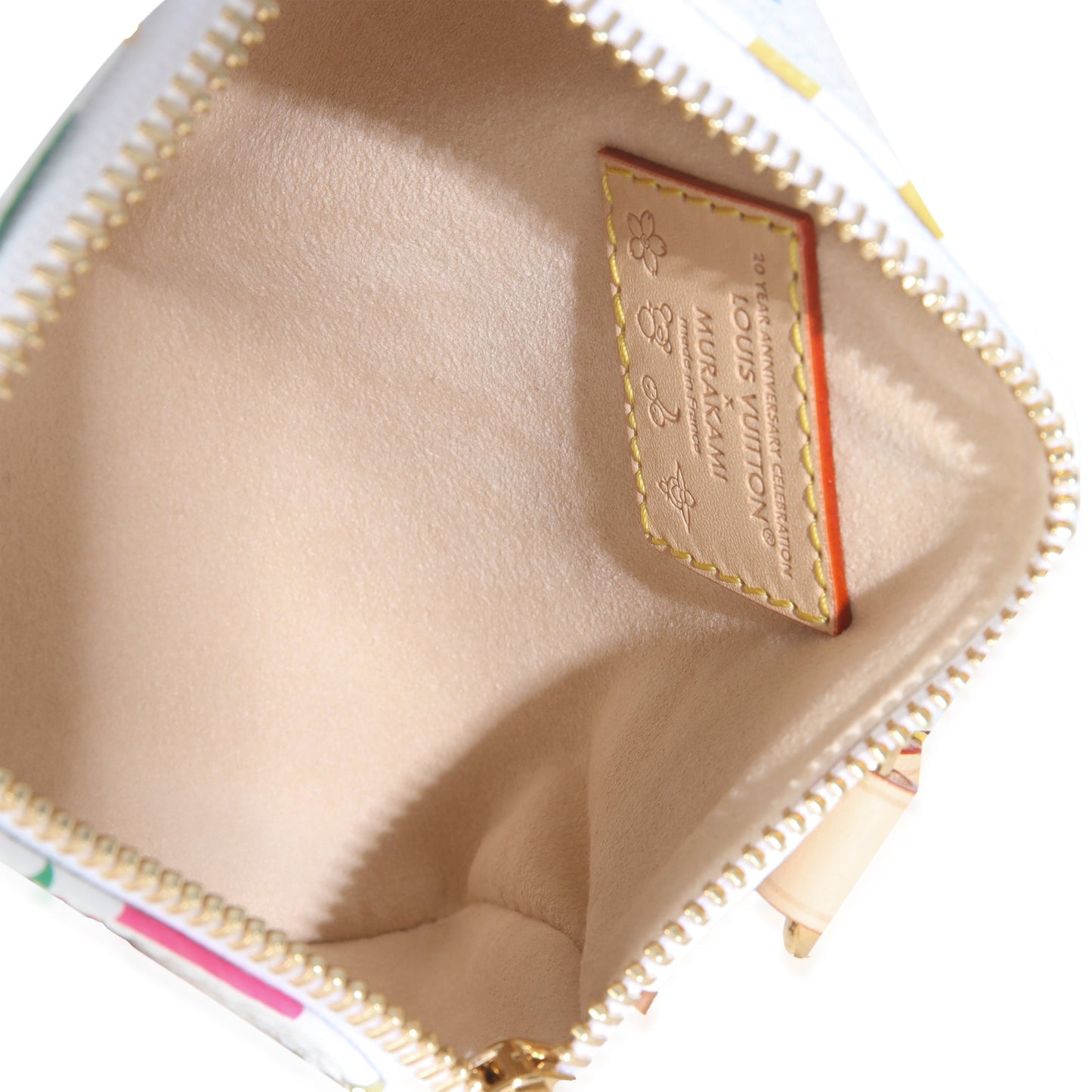 Louis Vuitton x TM White Monogram Multicolor Nano Speedy NM