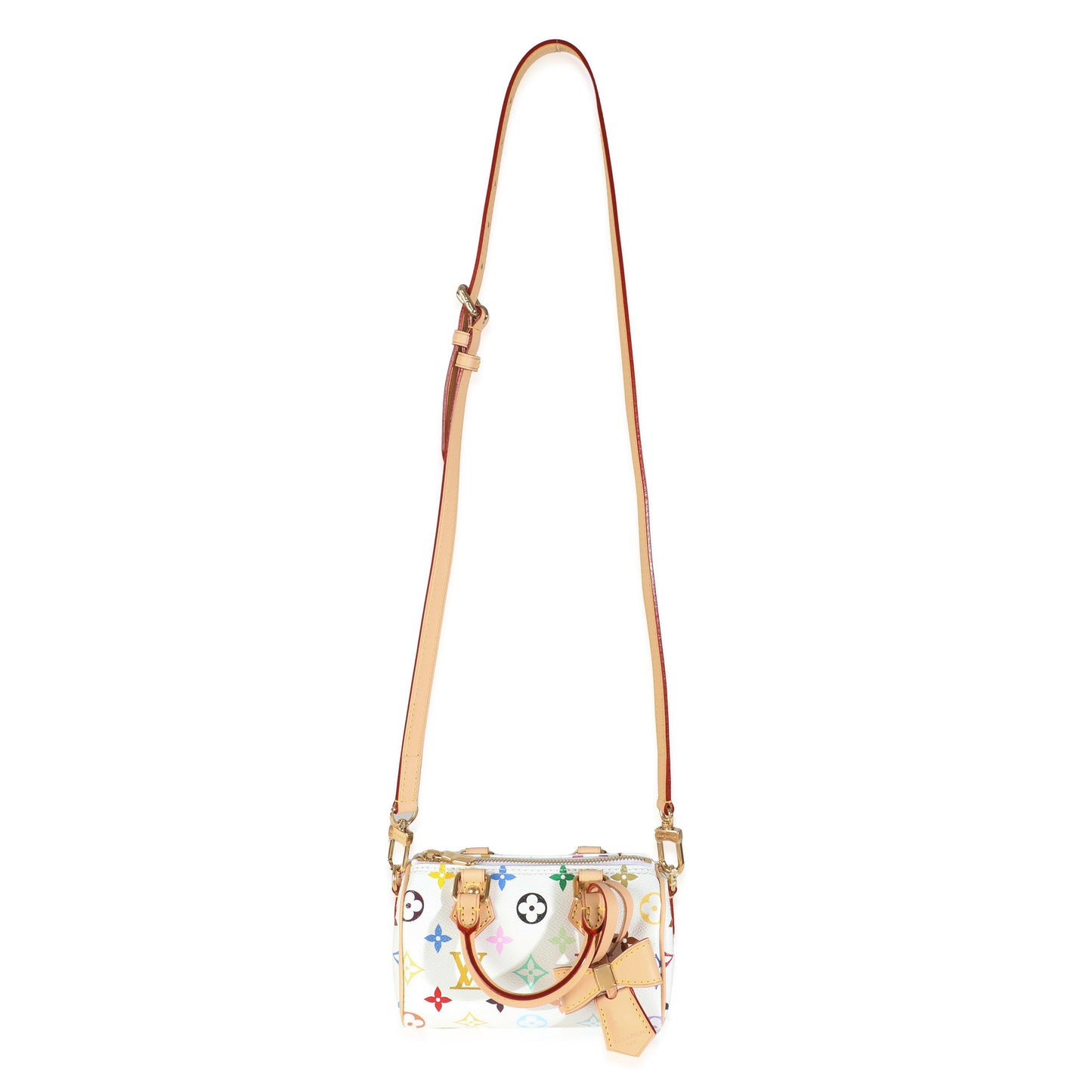 Louis Vuitton x TM White Monogram Multicolor Nano Speedy NM