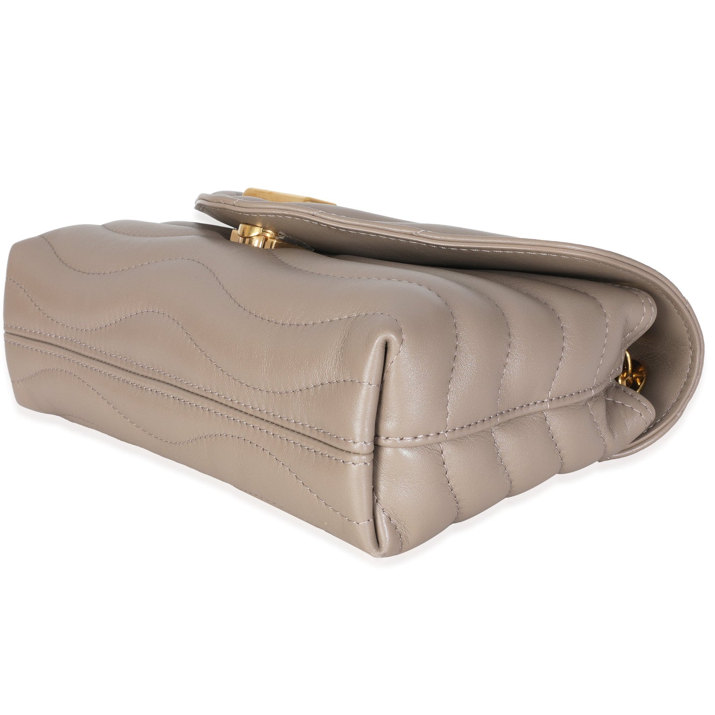 Louis Vuitton Taupe Calf Leather New Wave Chain MM