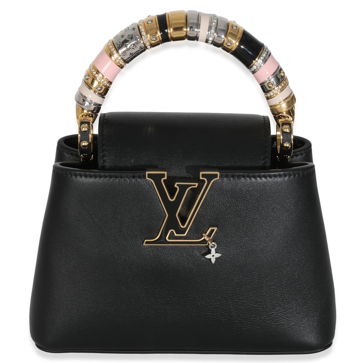 Louis Vuitton Black Taurillon Mini Capucines