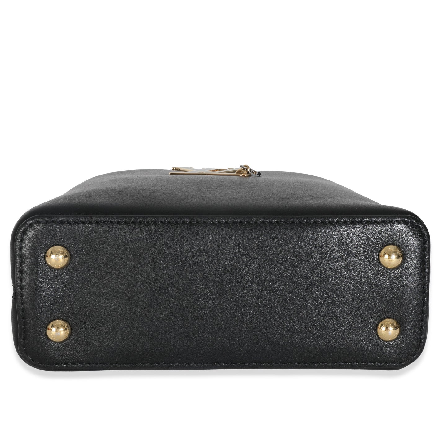 Louis Vuitton Black Taurillon Mini Capucines