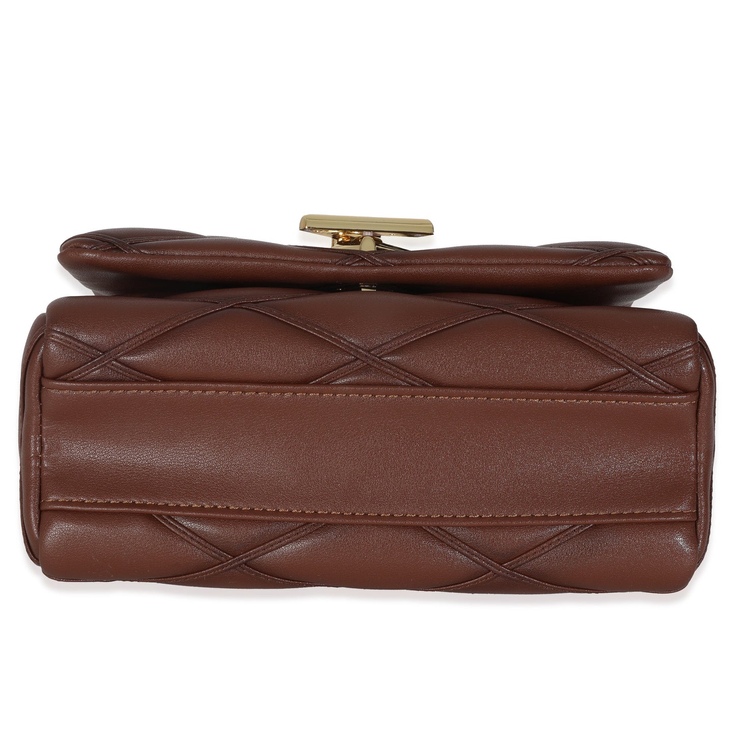 Louis Vuitton Tan Lambskin Malletage GO-14 MM Top Handle