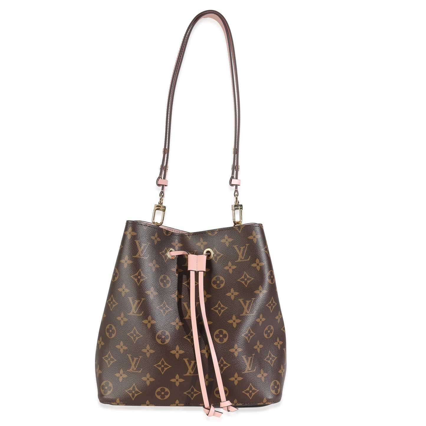 Louis Vuitton Rose Poudre Damier Ebene Canvas Neonoe MM